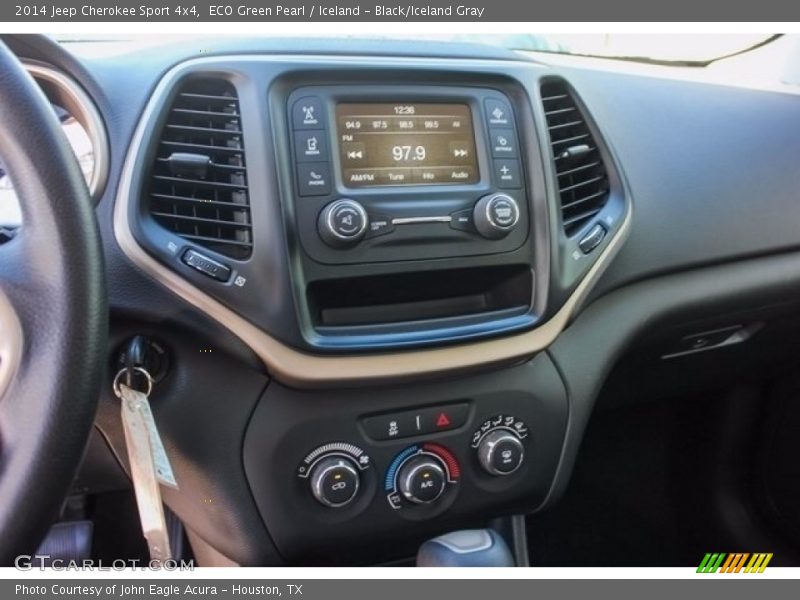 ECO Green Pearl / Iceland - Black/Iceland Gray 2014 Jeep Cherokee Sport 4x4