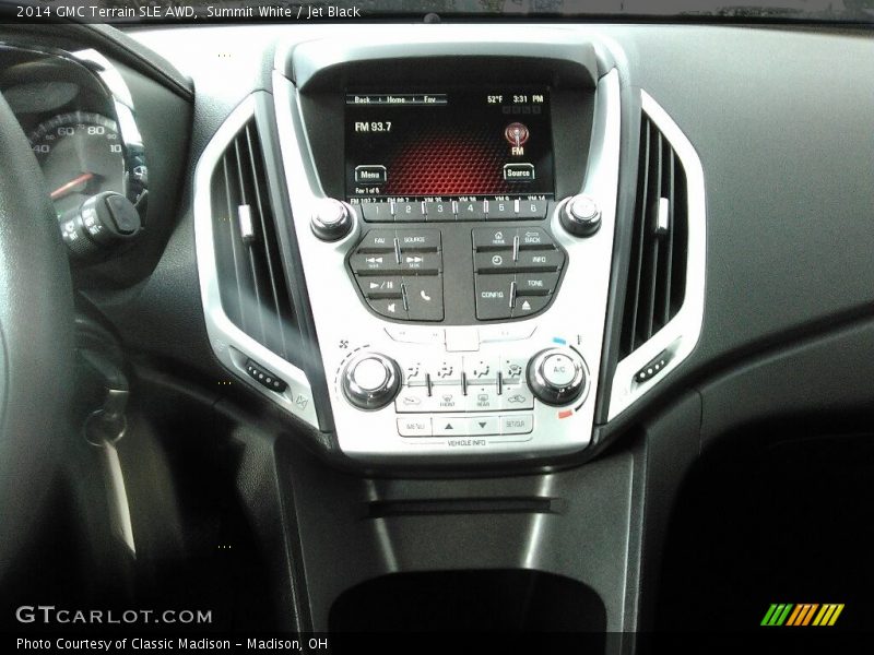 Summit White / Jet Black 2014 GMC Terrain SLE AWD