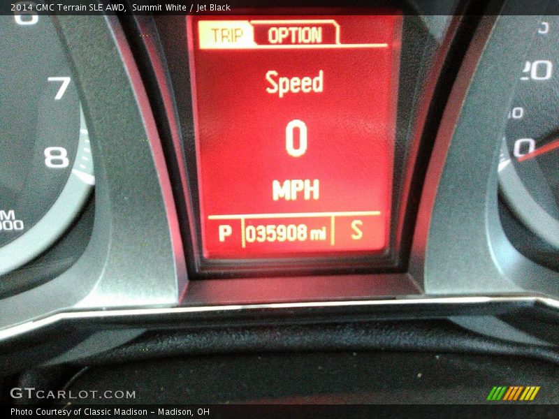 Summit White / Jet Black 2014 GMC Terrain SLE AWD