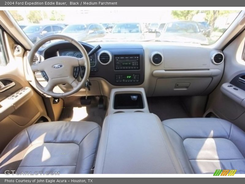 Black / Medium Parchment 2004 Ford Expedition Eddie Bauer