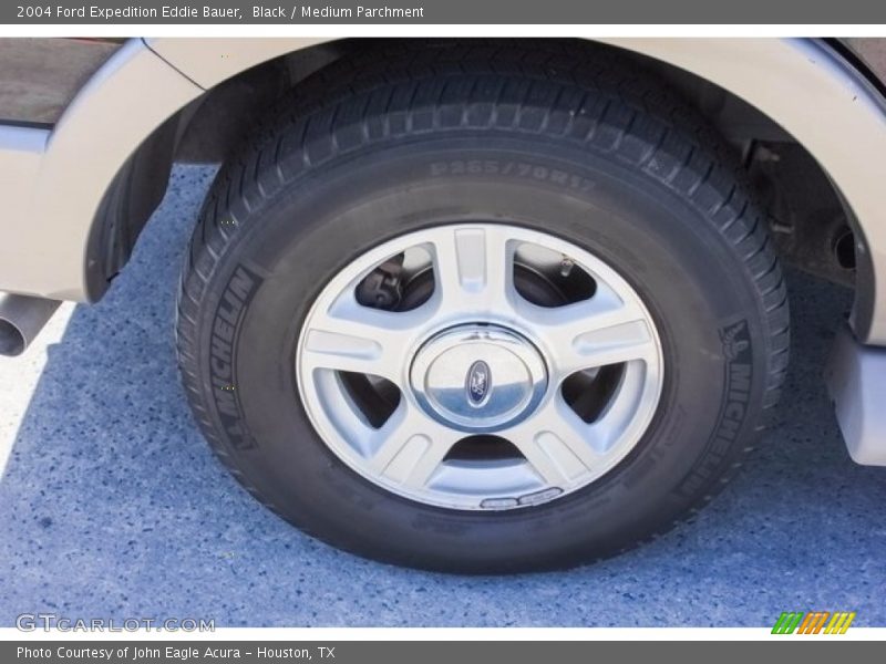 Black / Medium Parchment 2004 Ford Expedition Eddie Bauer