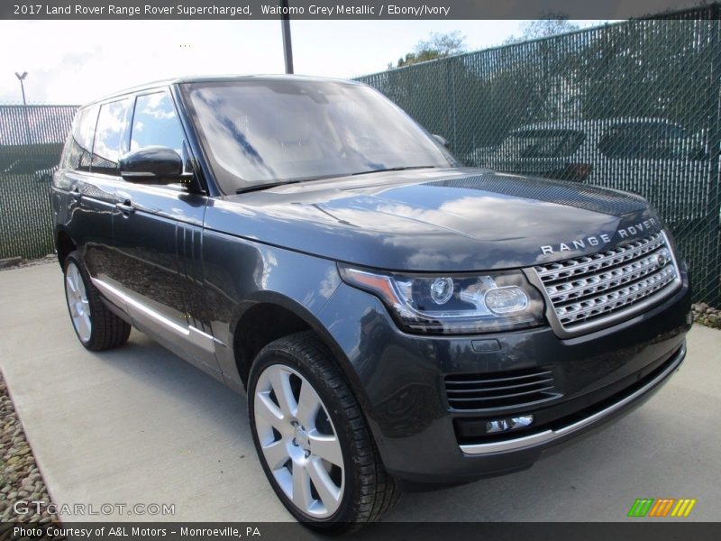 Waitomo Grey Metallic / Ebony/Ivory 2017 Land Rover Range Rover Supercharged