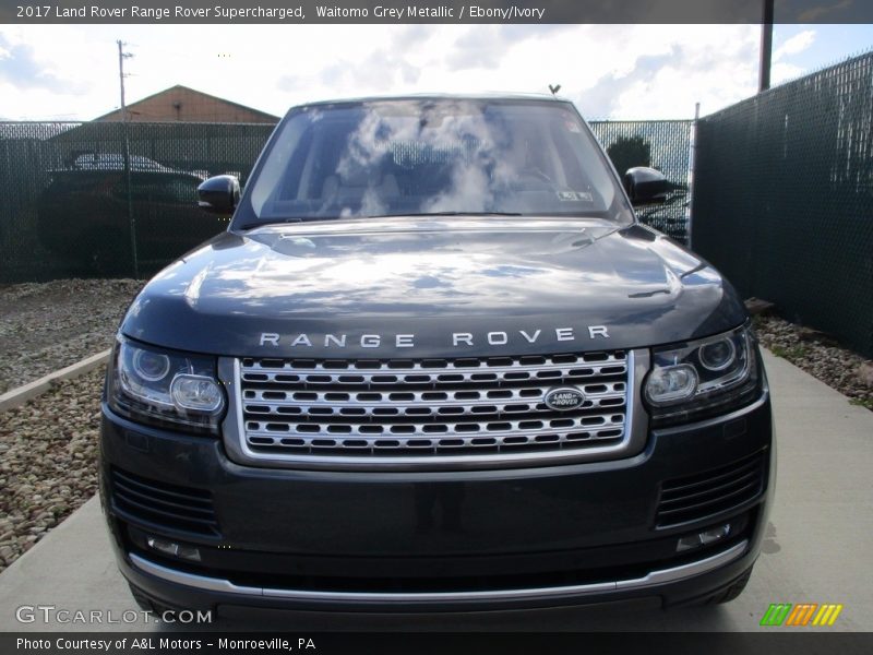 Waitomo Grey Metallic / Ebony/Ivory 2017 Land Rover Range Rover Supercharged