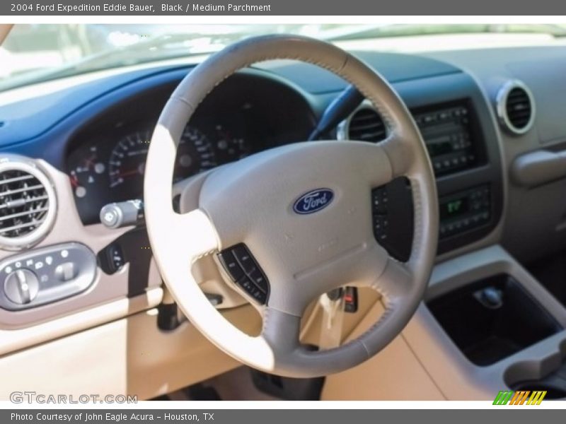 Black / Medium Parchment 2004 Ford Expedition Eddie Bauer