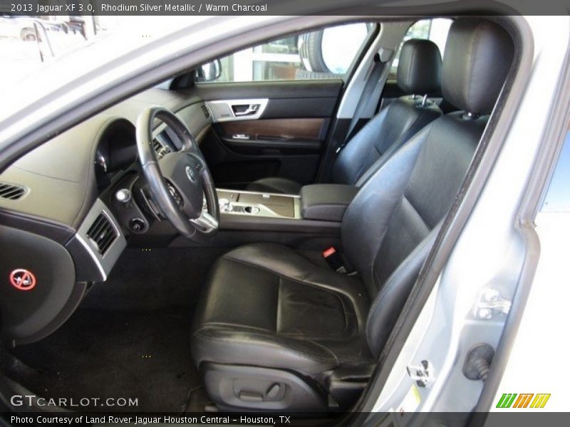 Rhodium Silver Metallic / Warm Charcoal 2013 Jaguar XF 3.0