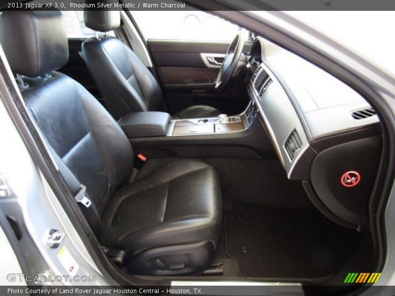 Rhodium Silver Metallic / Warm Charcoal 2013 Jaguar XF 3.0