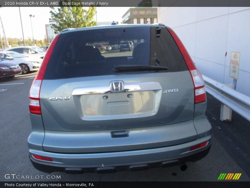 Opal Sage Metallic / Ivory 2010 Honda CR-V EX-L AWD