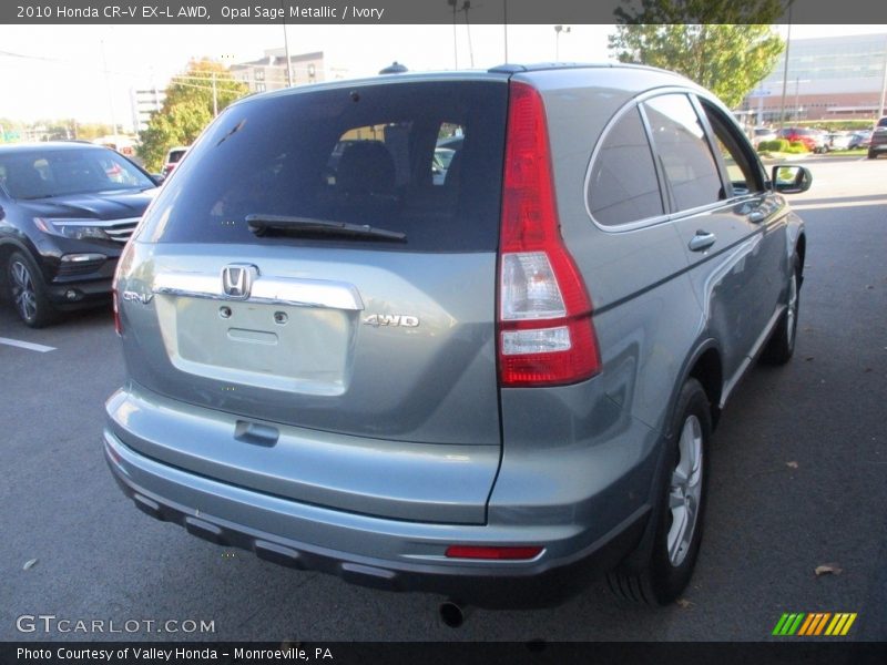 Opal Sage Metallic / Ivory 2010 Honda CR-V EX-L AWD