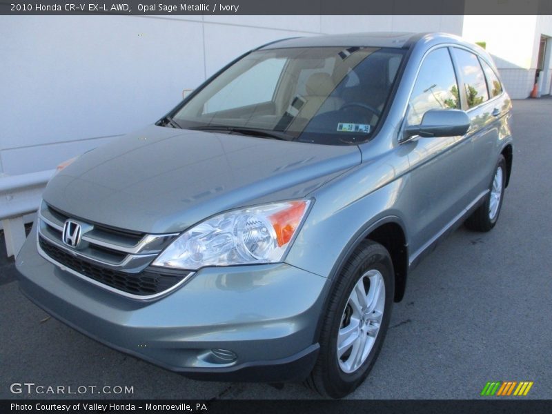 Opal Sage Metallic / Ivory 2010 Honda CR-V EX-L AWD