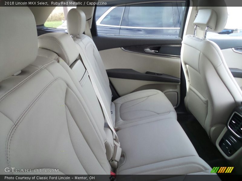 Rear Seat of 2018 MKX Select