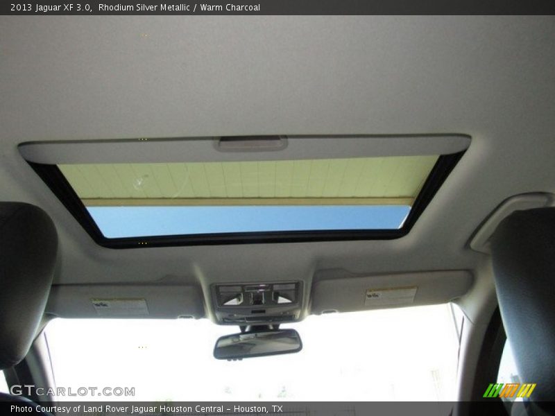 Rhodium Silver Metallic / Warm Charcoal 2013 Jaguar XF 3.0