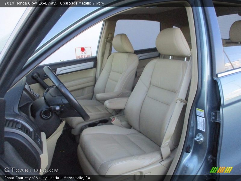 Opal Sage Metallic / Ivory 2010 Honda CR-V EX-L AWD