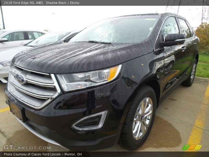 Shadow Black / Ebony 2018 Ford Edge SEL AWD