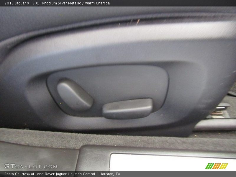 Rhodium Silver Metallic / Warm Charcoal 2013 Jaguar XF 3.0