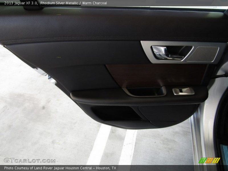 Rhodium Silver Metallic / Warm Charcoal 2013 Jaguar XF 3.0
