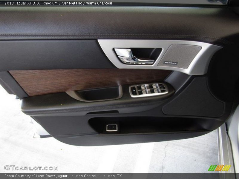 Rhodium Silver Metallic / Warm Charcoal 2013 Jaguar XF 3.0