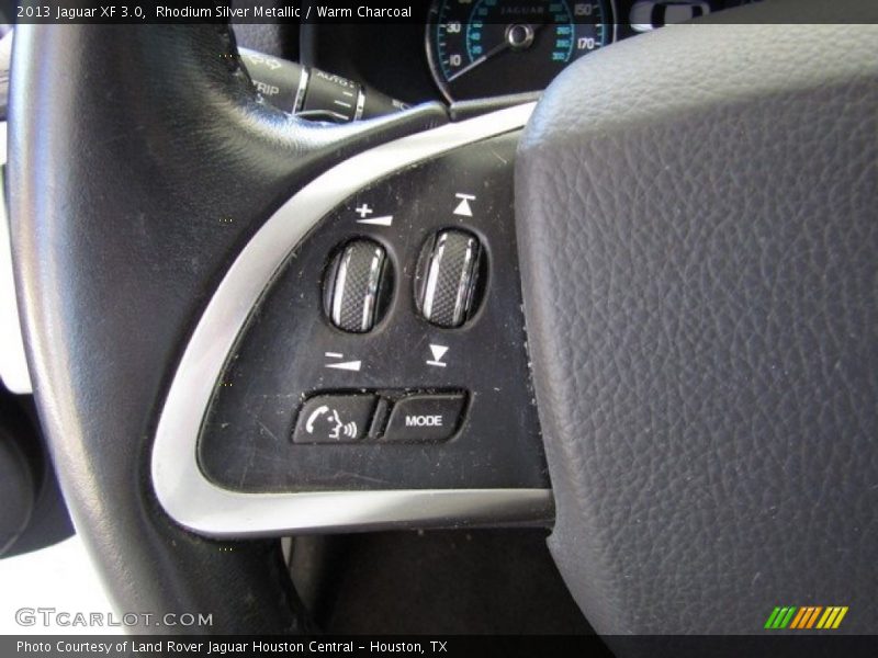 Rhodium Silver Metallic / Warm Charcoal 2013 Jaguar XF 3.0