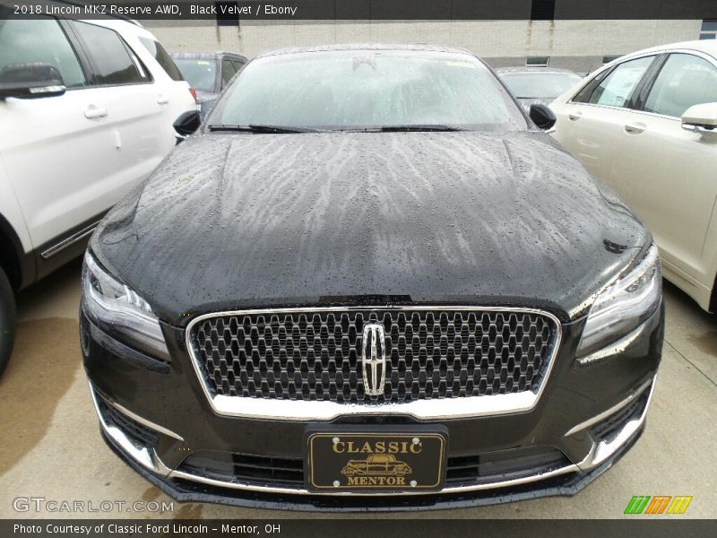 Black Velvet / Ebony 2018 Lincoln MKZ Reserve AWD