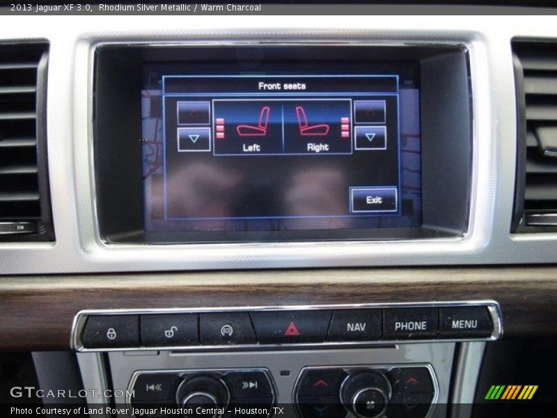 Rhodium Silver Metallic / Warm Charcoal 2013 Jaguar XF 3.0