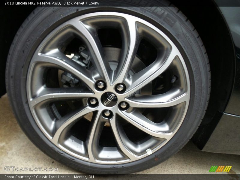 Black Velvet / Ebony 2018 Lincoln MKZ Reserve AWD