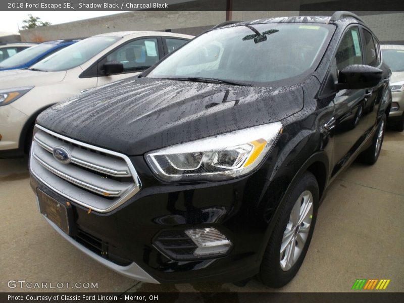 Shadow Black / Charcoal Black 2018 Ford Escape SEL