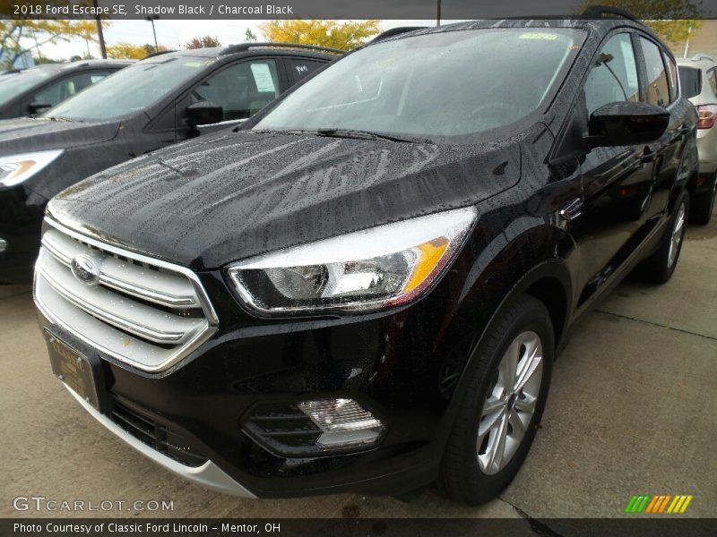 Shadow Black / Charcoal Black 2018 Ford Escape SE
