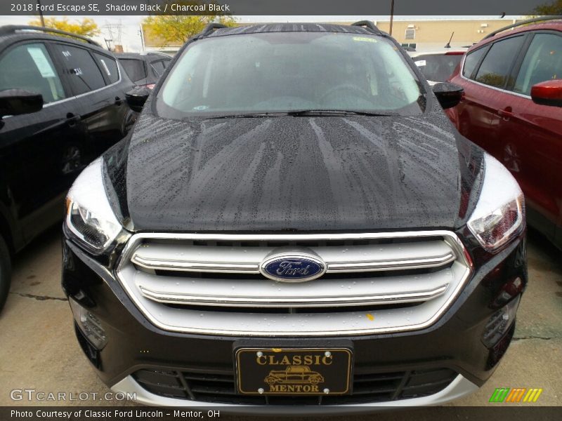 Shadow Black / Charcoal Black 2018 Ford Escape SE