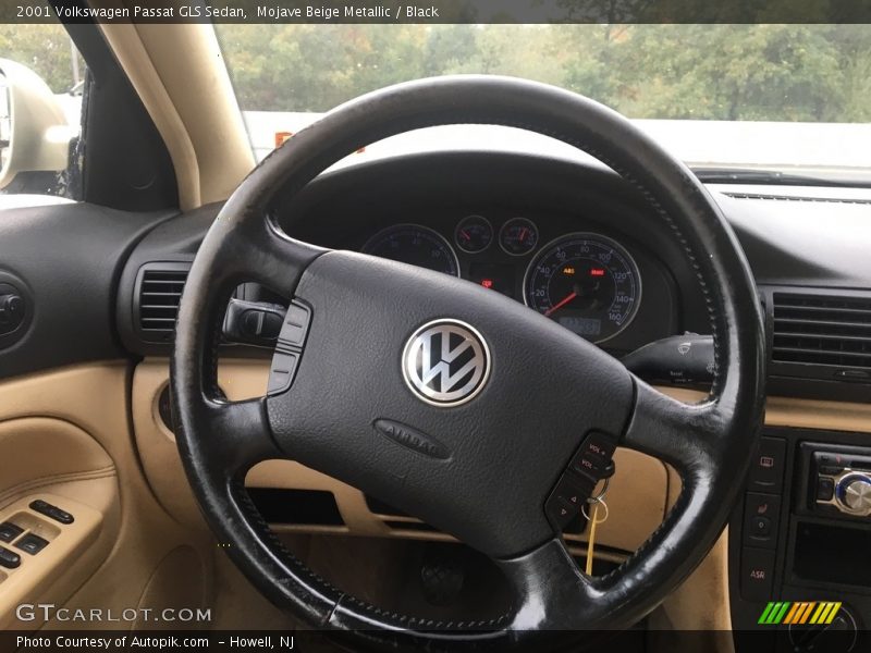 Mojave Beige Metallic / Black 2001 Volkswagen Passat GLS Sedan