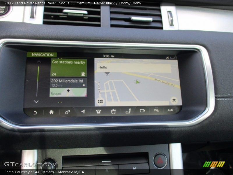 Narvik Black / Ebony/Ebony 2017 Land Rover Range Rover Evoque SE Premium