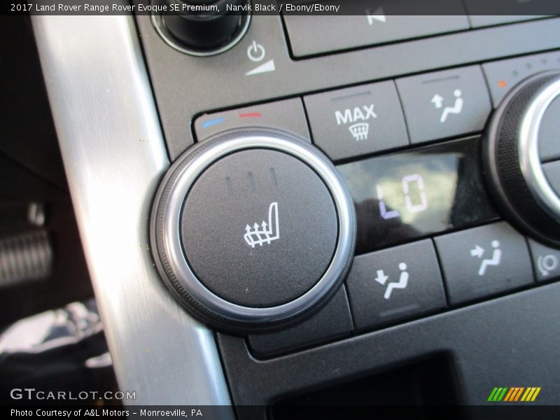 Narvik Black / Ebony/Ebony 2017 Land Rover Range Rover Evoque SE Premium