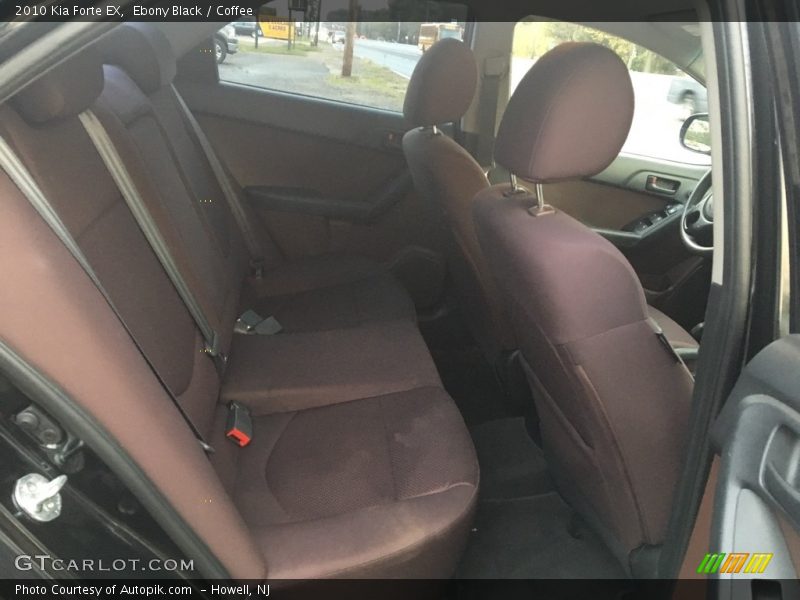Ebony Black / Coffee 2010 Kia Forte EX