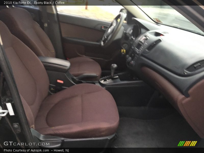 Ebony Black / Coffee 2010 Kia Forte EX