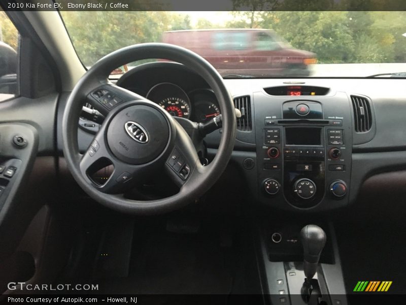 Ebony Black / Coffee 2010 Kia Forte EX