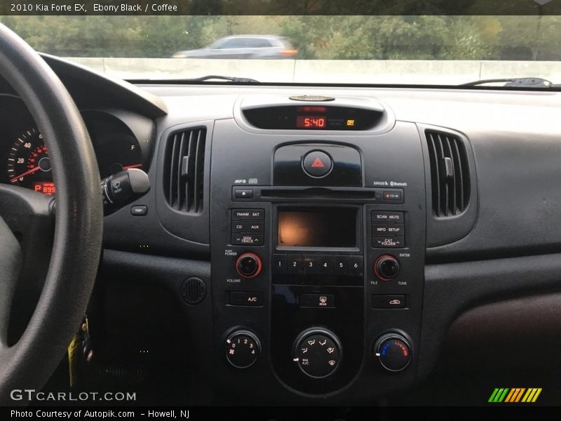 Ebony Black / Coffee 2010 Kia Forte EX