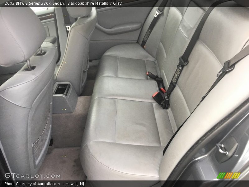 Black Sapphire Metallic / Grey 2003 BMW 3 Series 330xi Sedan