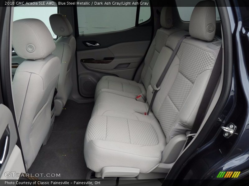 Blue Steel Metallic / Dark Ash Gray/Light Ash Gray 2018 GMC Acadia SLE AWD