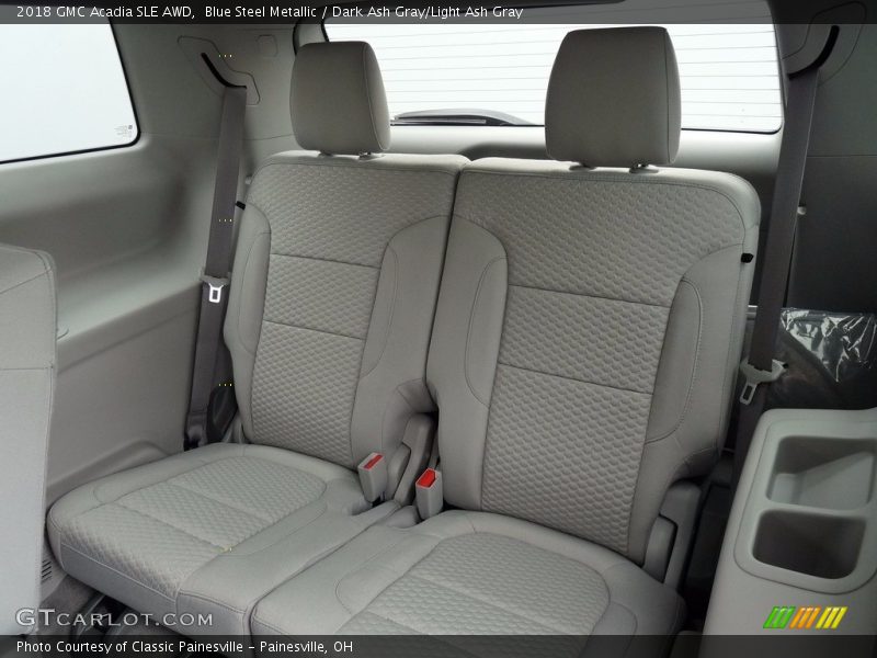 Blue Steel Metallic / Dark Ash Gray/Light Ash Gray 2018 GMC Acadia SLE AWD