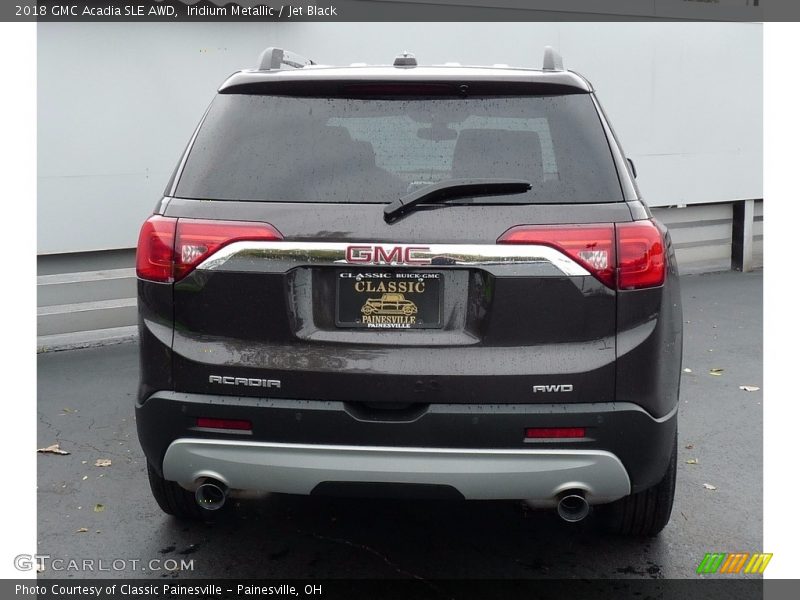 Iridium Metallic / Jet Black 2018 GMC Acadia SLE AWD