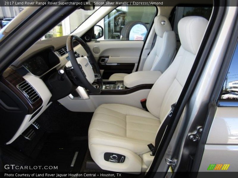 Silicon Silver Metallic / Espresso/Almond 2017 Land Rover Range Rover Supercharged LWB
