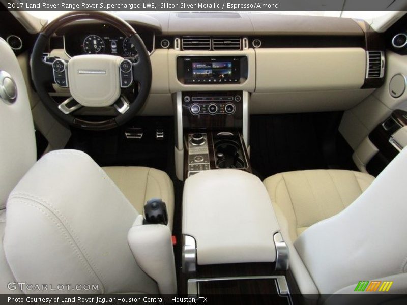 Silicon Silver Metallic / Espresso/Almond 2017 Land Rover Range Rover Supercharged LWB