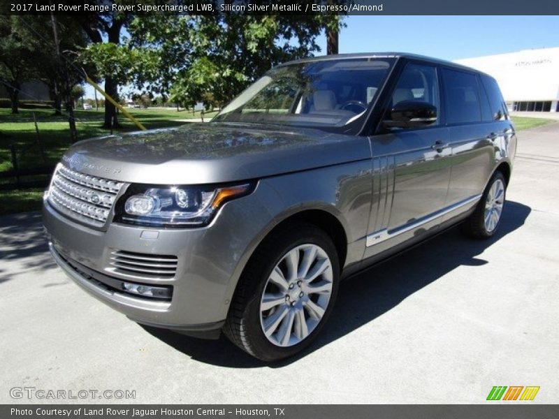 Silicon Silver Metallic / Espresso/Almond 2017 Land Rover Range Rover Supercharged LWB