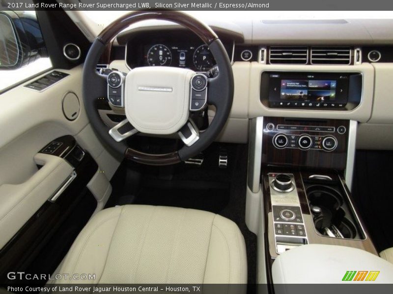 Silicon Silver Metallic / Espresso/Almond 2017 Land Rover Range Rover Supercharged LWB