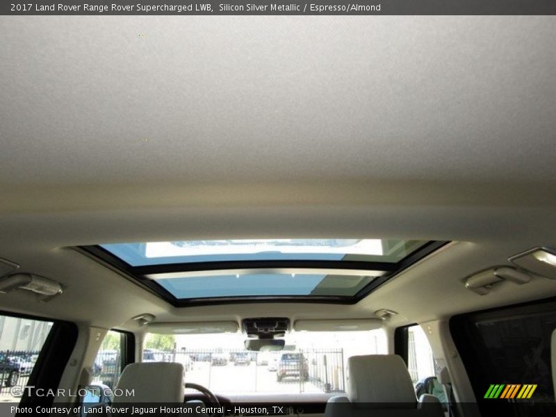 Silicon Silver Metallic / Espresso/Almond 2017 Land Rover Range Rover Supercharged LWB