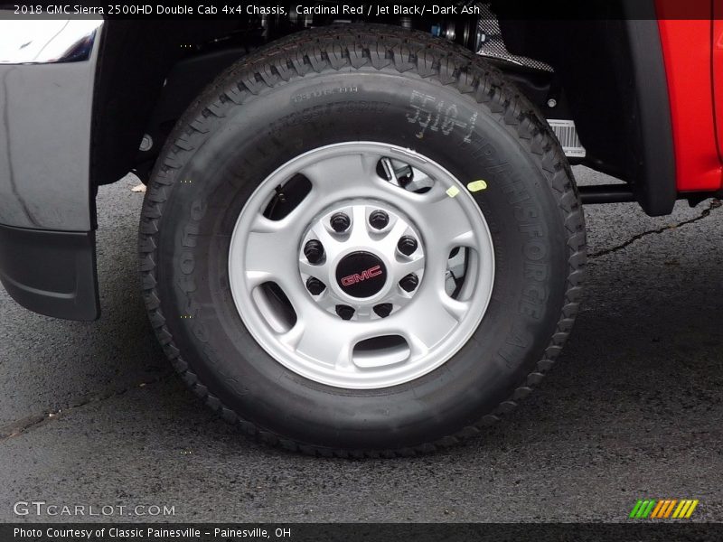 Cardinal Red / Jet Black/­Dark Ash 2018 GMC Sierra 2500HD Double Cab 4x4 Chassis