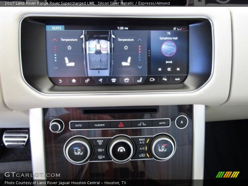 Silicon Silver Metallic / Espresso/Almond 2017 Land Rover Range Rover Supercharged LWB