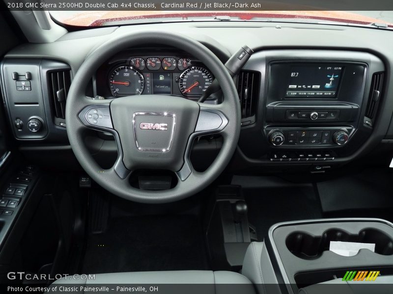 Cardinal Red / Jet Black/­Dark Ash 2018 GMC Sierra 2500HD Double Cab 4x4 Chassis