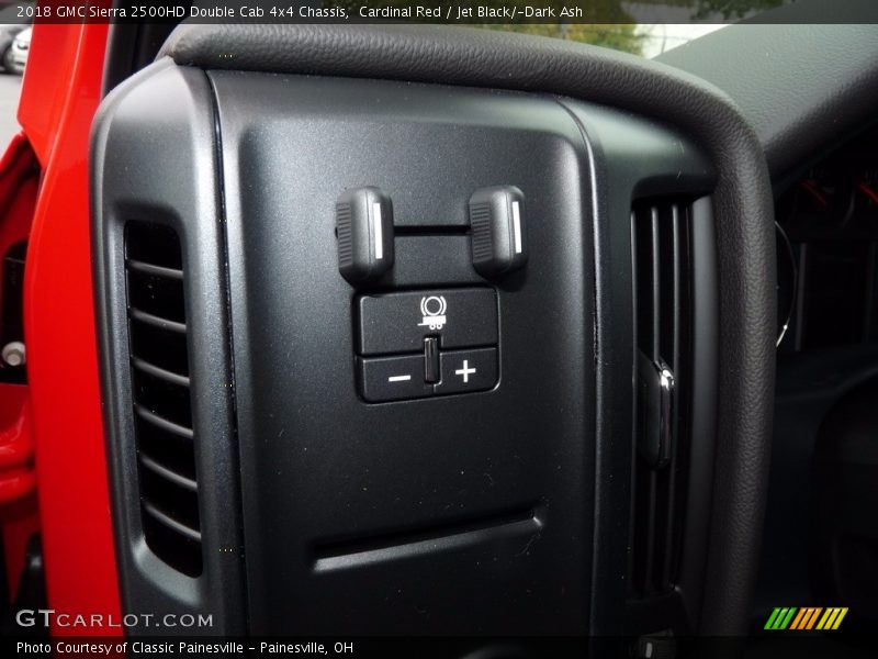 Cardinal Red / Jet Black/­Dark Ash 2018 GMC Sierra 2500HD Double Cab 4x4 Chassis