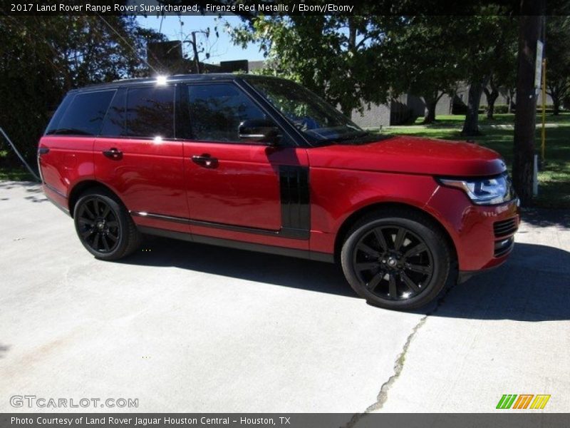 Firenze Red Metallic / Ebony/Ebony 2017 Land Rover Range Rover Supercharged