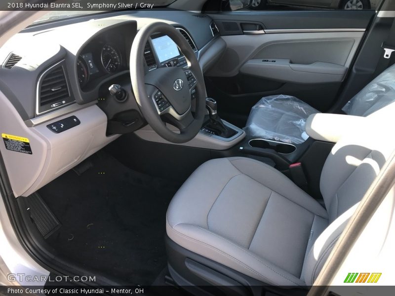 Symphony Silver / Gray 2018 Hyundai Elantra SEL