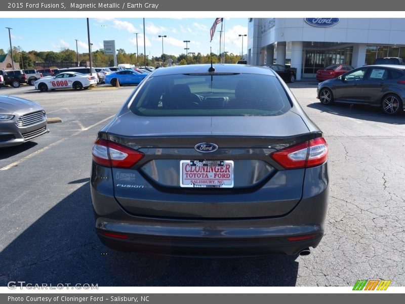 Magnetic Metallic / Earth Gray 2015 Ford Fusion S